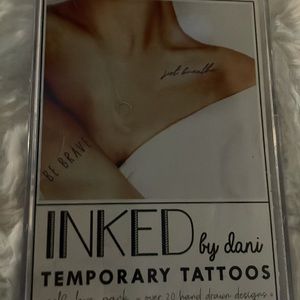 INKED by Dani temporary tattoos